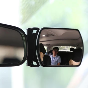 Avto Sedež Nazaj Varnost Pogled Zadaj Za Varnost Otrok, Ogledalo Posnetek In Bedak Gori Rearview Mirror