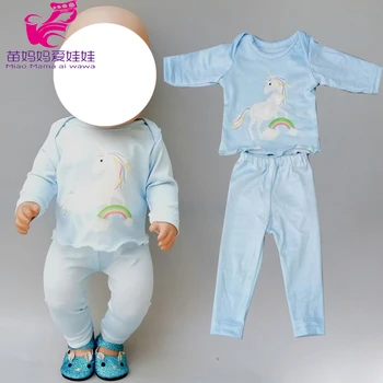 Lutka lobanje obleke fit za 43 cm novorojenčka lutka 18 inch ameriški lutka Halloween obleko hlače komplet
