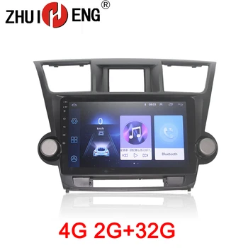 ZHUIHENG 2G+32 G Android 8.1 avtoradia za Toyota Highlander Kluger 2008-2012 avto dvd predvajalnik, gps navigacija avto opremo 4G