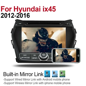 ZaiXi Android Avto Multimedijski predvajalnik, 2 Din WIFI, GPS Navigacija Autoradio Za Hyundai ix45 2012 20132016 zaslon na dotik
