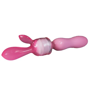 Triple rabbit Vibrator za odrasle izdelkov massager gspot Električni Jezikom Klitoris oralni seks igrače Klitorisa in g-točke spodbujanje opozarjanje z vibriranjem