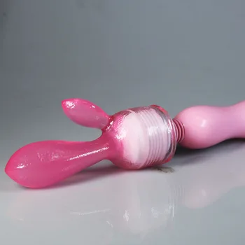 Triple rabbit Vibrator za odrasle izdelkov massager gspot Električni Jezikom Klitoris oralni seks igrače Klitorisa in g-točke spodbujanje opozarjanje z vibriranjem