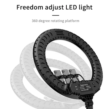 Fotografija LED Selfie Obroč Svetlobe Video Svetloba, možnost zatemnitve obroč nitko z Držalom za Telefon stojalo stojalo za Ličila Youtube