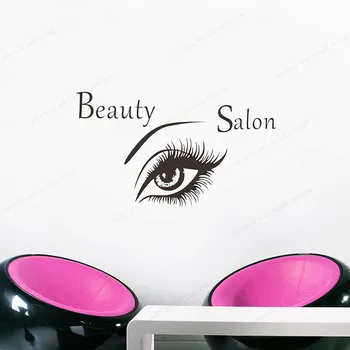 Kozmetični Salon Stenske Nalepke Oči Ustvarjalne Nalepke Trepalnic, Stene Decals je Vinil HJ178