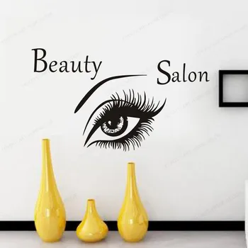 Kozmetični Salon Stenske Nalepke Oči Ustvarjalne Nalepke Trepalnic, Stene Decals je Vinil HJ178