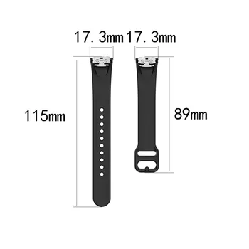 Silikonski Watchband za Samsung Galaxy Fit SM-R370 Watch Zamenjava Pašček za Zapestje Športna Zapestnica Band