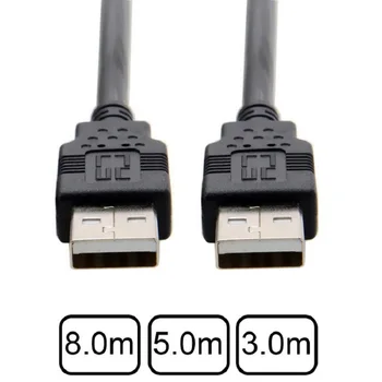 8m 5m 3m USB Tip A Moški na USB 2.0 Moški Podatkovni Kabel za Trdi Disk & Optičnega & Tiskalnik