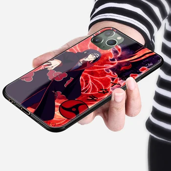 Itachi Uchiha anime kritje ZA iPhone 6 6s 7 8 x x x x xr xs 11 pro max Samsung S opomba 8 9 10 20 Plus stekla telefon primeru lupini