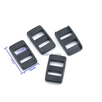 100 kozarcev 11 mm Mini black nastavljive zaponke, POM plastični drsnik TriGlide fotoaparat torba trakovi, jermeni DVR/M105-11 brezplačna dostava