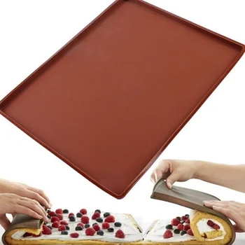 Vroče Non-stick Silikonski Pečica Mat Torto Roll Mat Macaron Peko Mat Pladnji Bakeware