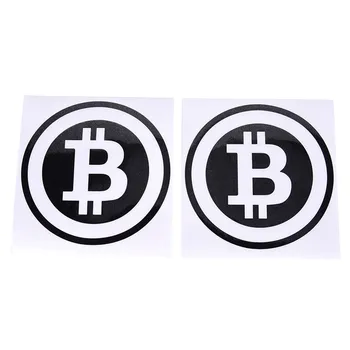 Velika Bitcoin Avto Nalepke Cryptocurrency Blockchain Svobode Nalepke Vinyl Avto Okno Nalepke 6.3 v*6.3 v
