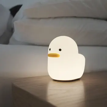 Cute Raco Night Light Mini LED Razpoloženje Noč Lučka Risanke Toy Inteligence Razvoj Belo Svetlobo Za Otroška Spalnica