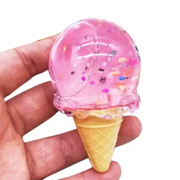 Nov Prihod DIY Bombaž Sluzi Gline Sladoled Crysta Jelly Igrača Mehko Sluzi Dišeče Oprostitev Stres Igrača Blata Igrače Jasno Sluzi