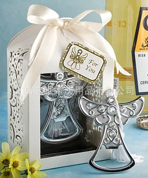 Poroka korist in poročno darilo--Angel Design Odpirač za Steklenice, ki Favorizira stranko darilo in darila, 50pcs/veliko