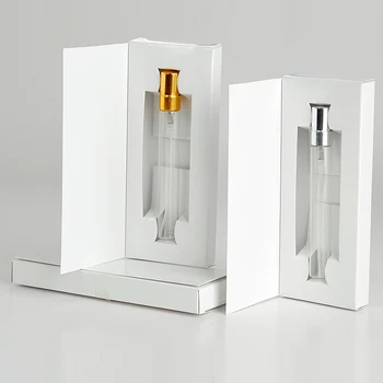 100 kozarcev 10 ML Prenosni ponovno napolniti Stekleničke Parfuma Z Embalažo, Papir, Škatle novo DHL