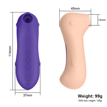 Klitoris Bedak Vibrator Blowjob Jezika opozarjanje z Bradavico Sesanju Seks Ustni Lizanje Klitoris Vagine Stimulator Spolnih Igrač za Ženske