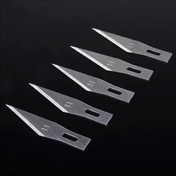 Antiskid kovinski nož orodje, orodje za rezanje nož carving obrti nož + 5 rezila PCB DIY vzdrževanje ročno orodje