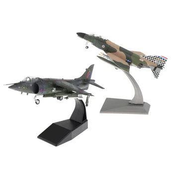 2 Kosa 1:100 Obsega F-4 Borec Letalo & 1/72 Jet Modela Urad Dekor