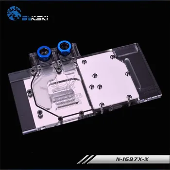 Bykski N-IG97X-X GPU Vode Blok za Pisane iGame970X 960X 770X Polno Kritje Grafične Kartice vode, hladilnik