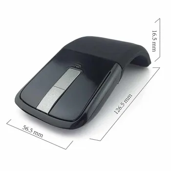 Brezžična 2.4 G Zložljive Miško Za Microsoft Surface Prenosni RAČUNALNIK Zložljiva Arc Touch Gaming Računalnik USB Office Miši