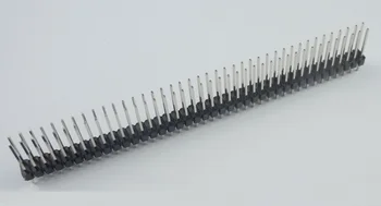 100 kozarcev 2x40 P 2.54 mm Igrišču Pin Header dvojno vrstico Moški naravnost 17,0 cm Dolžina skozi luknjo v pozlačeni vrstic prostor 2.54