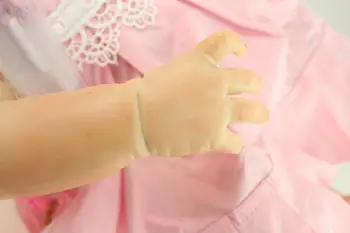 Boneca prerojeni celotno telo, silikonski lutke otroka odprte oči dekleta nepremočljiva igrača bebe implanter moher veren Novorojenčku igrače za otroke