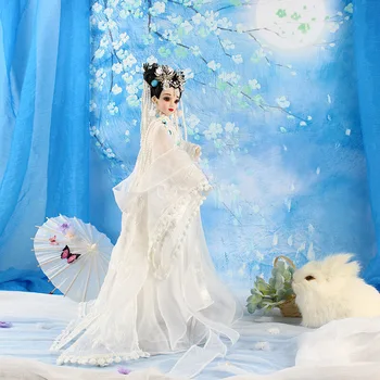 30 CM ABS Ročno Kostum Obleko Gor Lutka Lepe Obleke + Headdress Lutke Za Zbiranje Tradicionalne Kitajske Pravljice DollsZL842