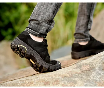 Moški pohodniški čevlji na prostem poleti dihanje moški človek platno mesh kampiranje velik plus velikost 37-46 gorskih superge plezanje obutev