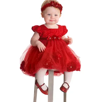 Dekleta obleko Cvet baby dekle oblačila Baby Toddler Princesa Pageant Čipke otroci obleke za dekleta vestidos infantil Dropshipping