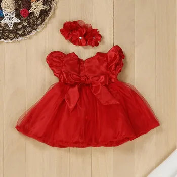 Dekleta obleko Cvet baby dekle oblačila Baby Toddler Princesa Pageant Čipke otroci obleke za dekleta vestidos infantil Dropshipping