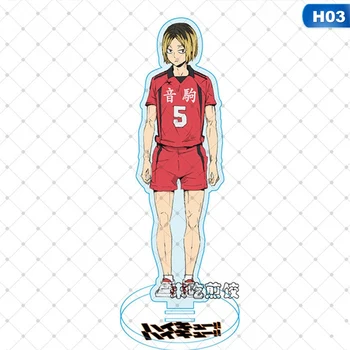 Japonske Anime Haikyuu!! Akril Stojalo Odbojka Fant Slika Model Ploščico Namizja Zaslona Dekoracijo pisarniške potrebšcine Komplet za Ljubitelje