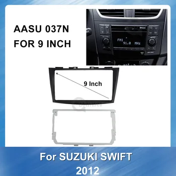 9-palčni 2din avtoradio Fascijo Za SUZUKI SWIFT 2012 avtomobilski Stereo sistem Plošča Armaturna Gori Namestitvenega DVD-ja okvir Car Audio Posnetek