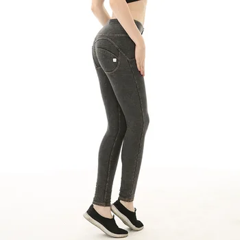 Nove športne joga hlače ženske, visoka vitka kavboj različico breskev hip-ozaveščanje hlače hip fitnes hlače breskev